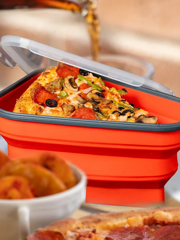 Dropship Reusable Pizza Storage Container With Microwavable Serving Trays -  Adjustable Pizza Slice Container To Organize & Save Space - BPA Free,  Microwave, & Dishwasher Safe to Sell Online at a Lower