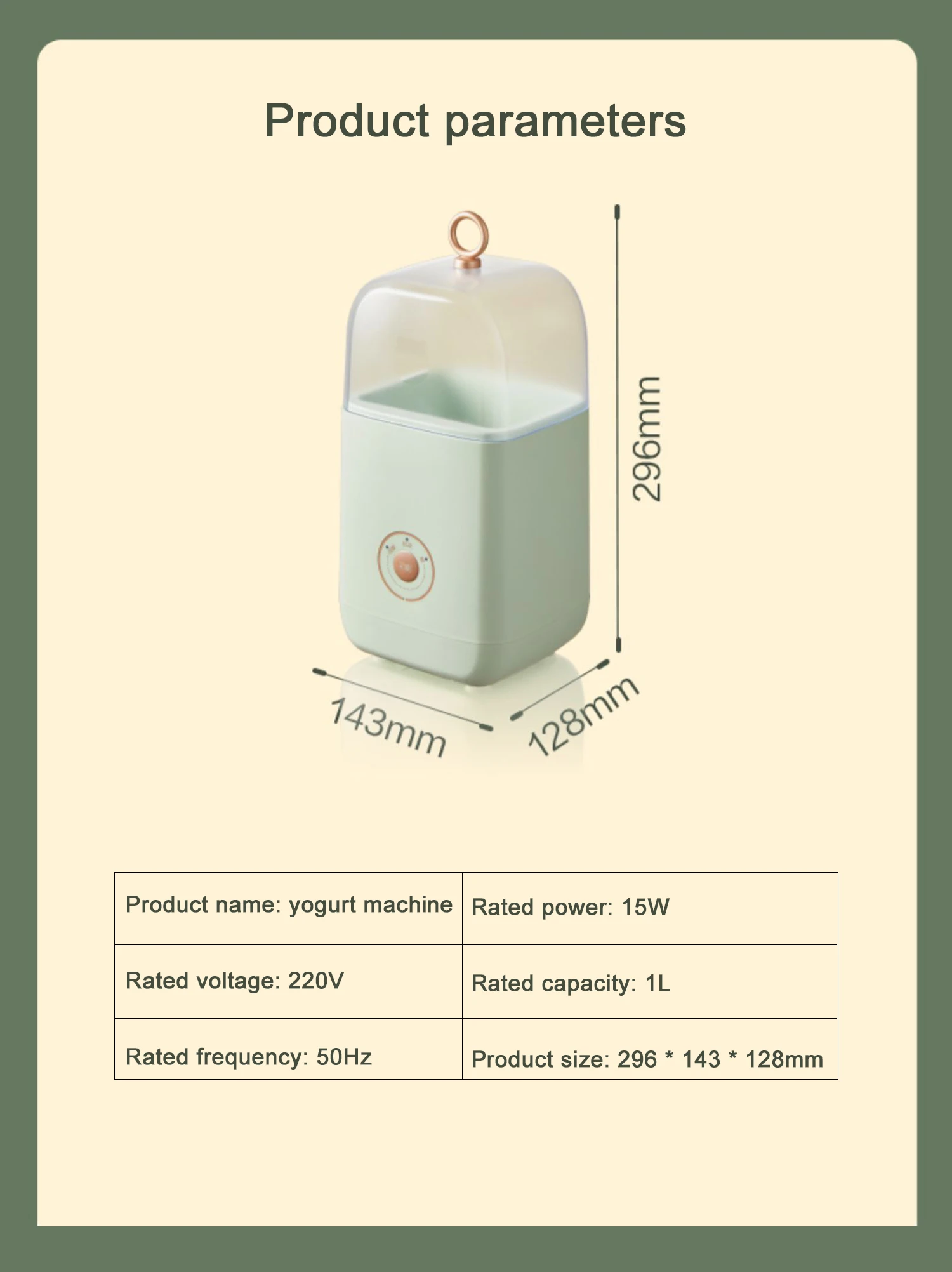 DMWD Multifunction Fermentation Machine Mini Electric Yogurt Maker Full-Automatic DIY Yogurt Tool Natto Rice Wine Fermenter 220V 6