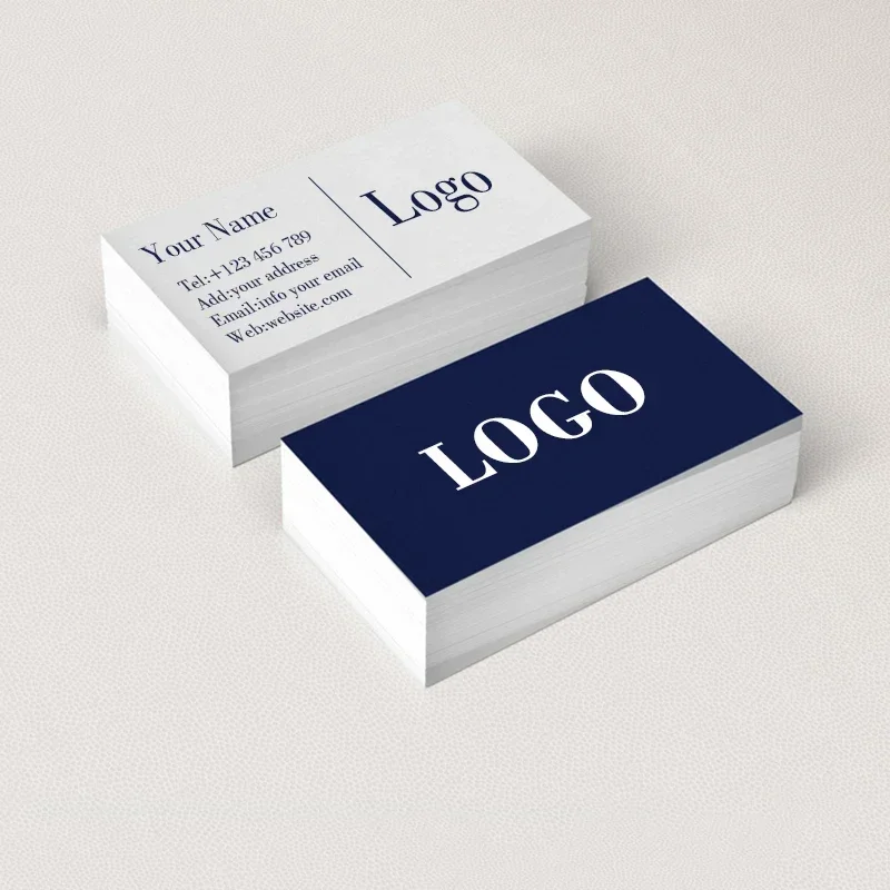 100PCS Cheap Business Card Full Color Double-sided Printing Business Card 300GMG Paper 9*5.4cm