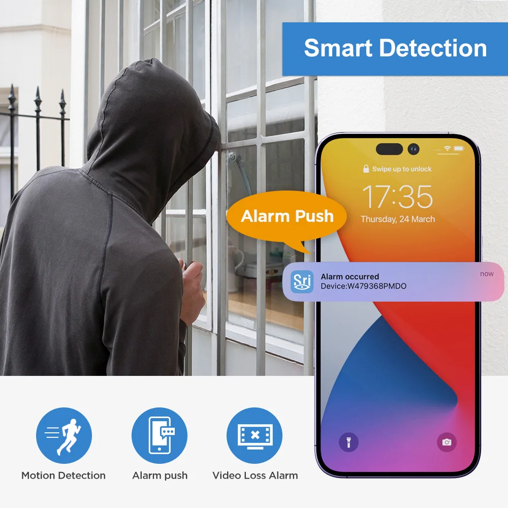 Srihome NVS003 16CH 4K UHD NVR H.265 Network Video Recorder Security Protection Surveillance 8T HDD CCTV Wifi IP Cam System network video recorder,surveillance security