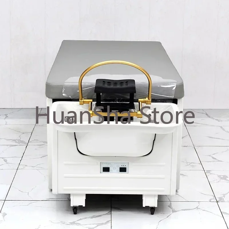 Luxury Beauty Shampoo Bed Hairdressing Treatment Head Spa Salon Chair Professional Therapy Lavacabezas Barber Furniture LJ50SC