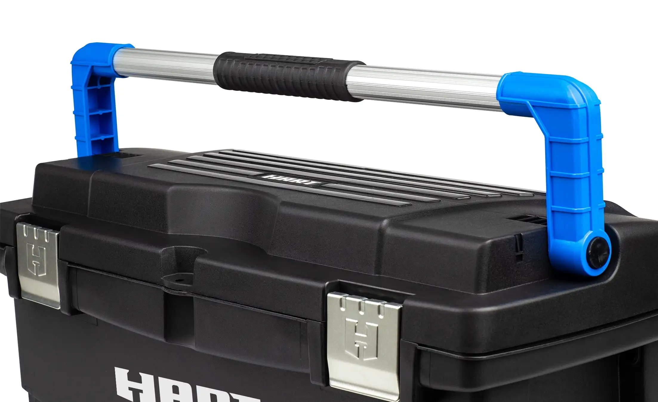 NEW 26" Toolbox, Resin Tool Storage and Organization, Black with Blue Accents 5