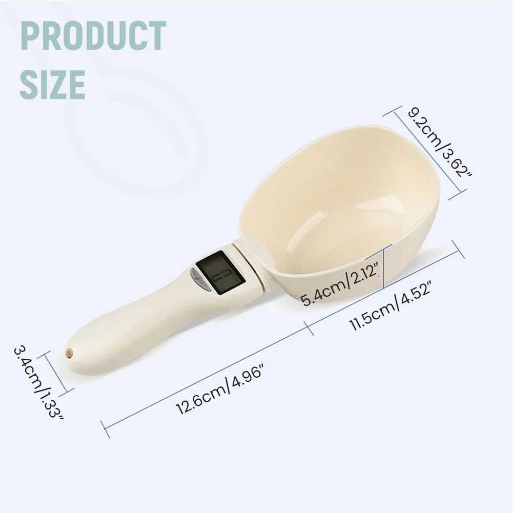 Electronic Measuring Spoon Digital Measuring Spoon 800g/1g Measuring Weighing Electronic Spoon Scale High Precision Kitchen Daily Meals Dog Cat Food