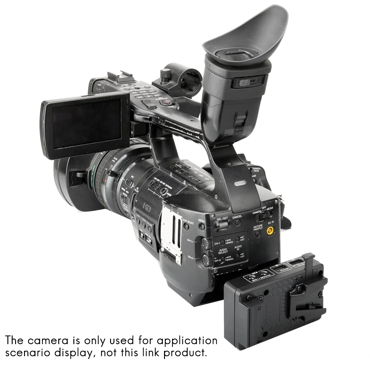 ビデオカメラ用バッテリーアダプター　BP-U から　Vマウント Amazon | VマウントバッテリーからBP Uシリーズダミーバッテリー