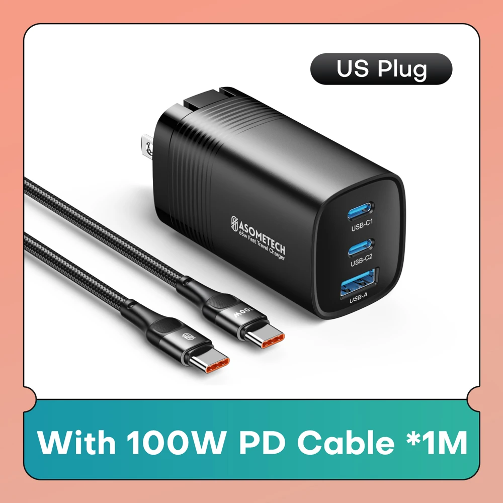 US Plug with Cable