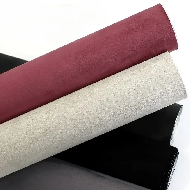 20cm/30cm/50cm*140cm Self Adhesive Suede Fabric Sticky Leather Velvet  Fabrics Terciopelo Adhesivo for DIY Car Interior Decor - AliExpress
