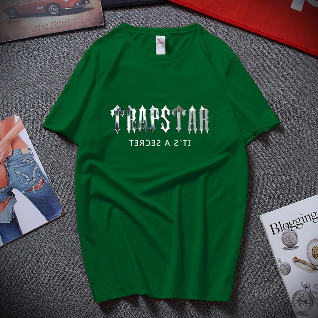 Trapstar London Nebula Printed T-shirts Summer Men Casual 