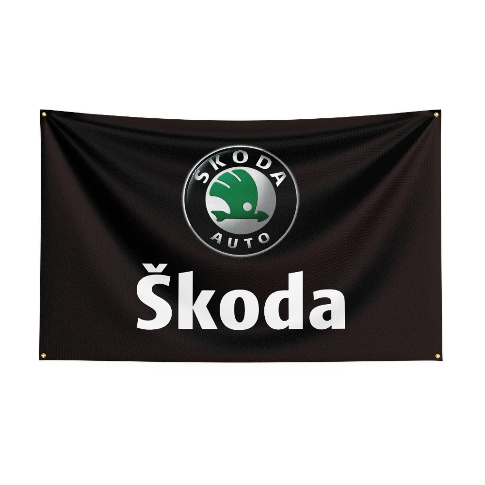 

3x5 Fts Skodas Racing car Flag for Decor
