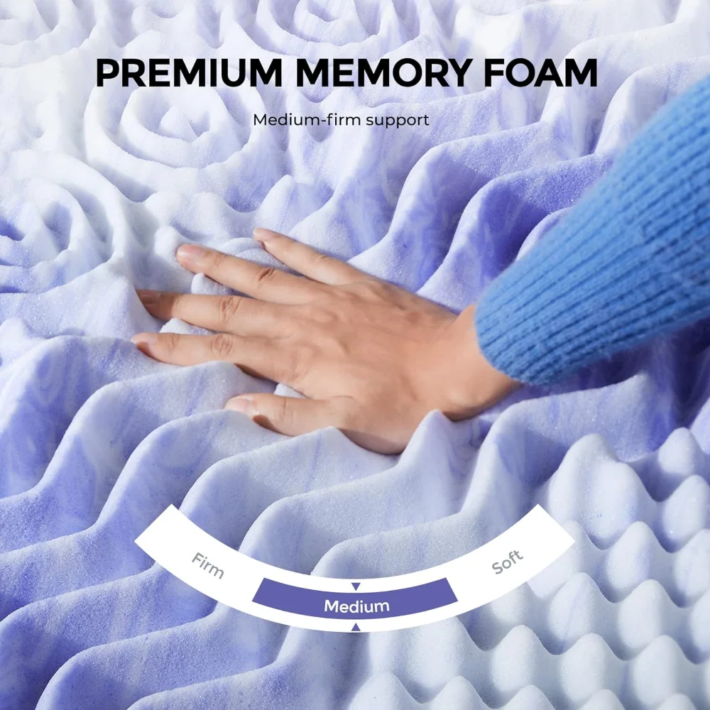 Dreamsmith 7-Zone Cooling Gel Memory Foam Mattress Topper | Dream Tech