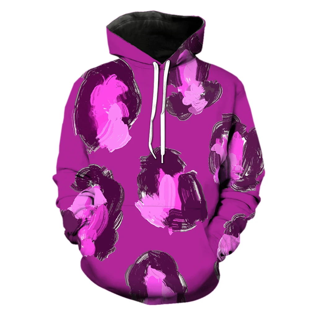 

Animal Fur Leopard Print Women's Hoodies Spring Funny Fashion Teens Tops 3d Long Sleeve Hooded HipHop Streetwear Sweatshirts