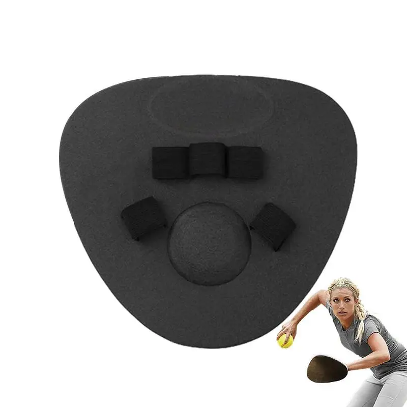 

Baseball Mitts Durable Foam Baseball Glove Pancake Glove Baseball Fielding Training Flat Glove 1 Set Of 2 Pcs