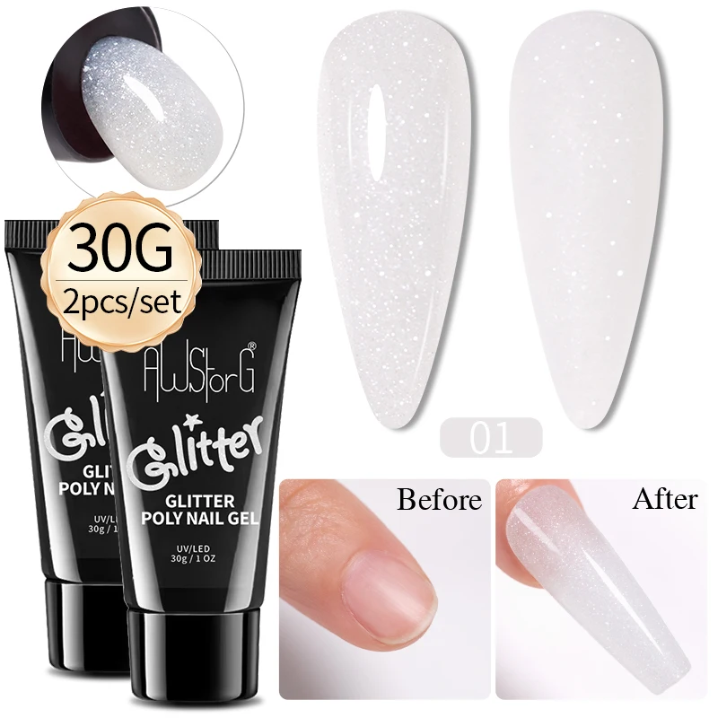 2pcs 30ml glitter 01