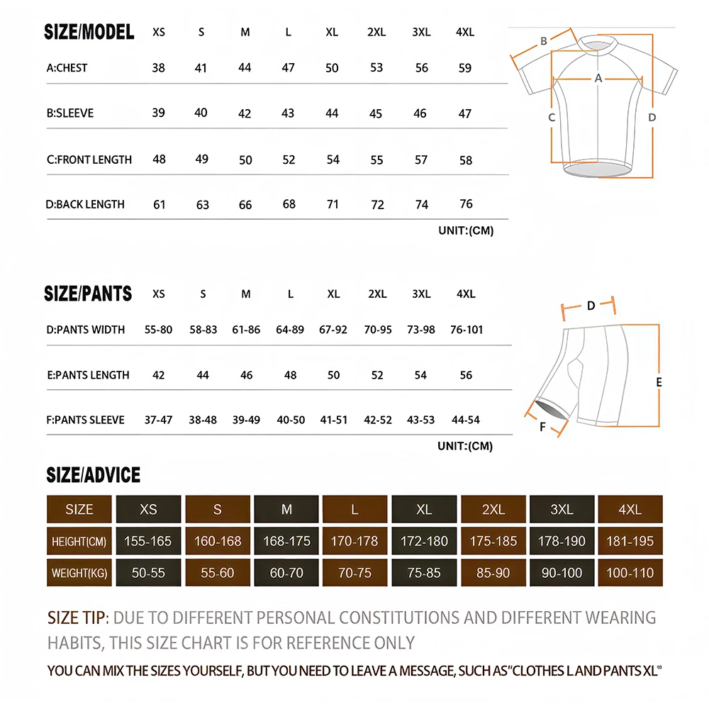SANCUAX Men's Cycling Jersey Set 2026, Spring Summer Short Sleeve Breathable Quick Dry MTB Road Bike Clothing with UV Protection Bicycle Tops - Image 6