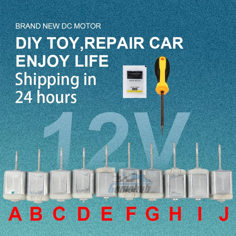 

Micro Motor 280 DC 12V 12000-22000 rpm Knurled shaft O SHAFT car toy model DIY Airplane boat tool fan Dropshipping part