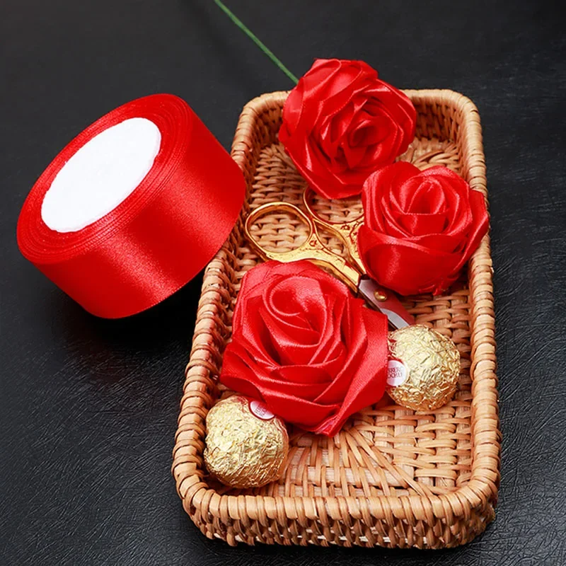 6-10-12-15-20-25-40mm Satin Ribbon DIY Handmade Crafts Tape Christmas Halloween Wedding Birthday Party Gift Box Wrapping Ribbon satin ribbons,ribbon supplies,satin ribbon,wrapping ribbon