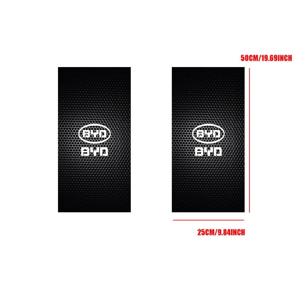 2개입 자동차 스티커 B-필러 데칼 센터 컬럼 장식 (BYD Tang, Atto3, Yuan Plus, Seal, Song, Dolphin, Sealion, Shark, Qin, F3, E6 용)