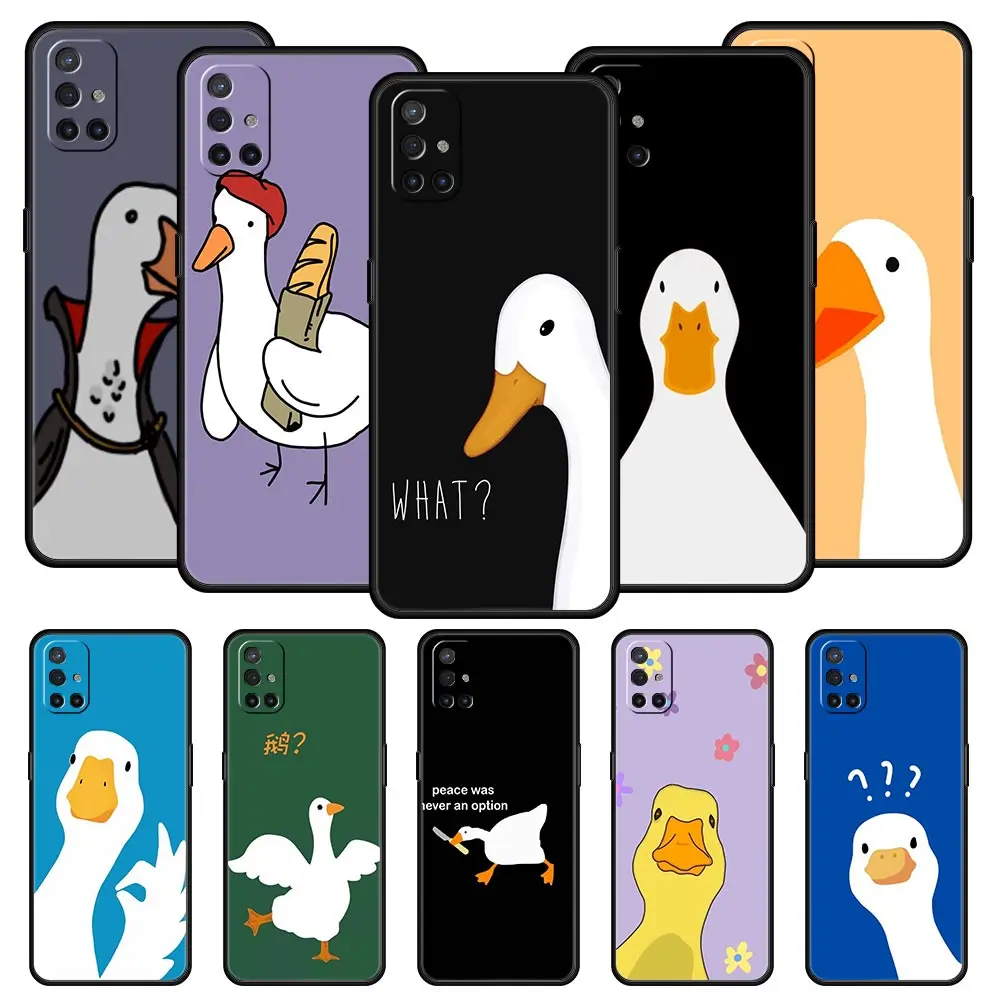 Cute Goose Duck Game Soft TPU Phone Case Cover