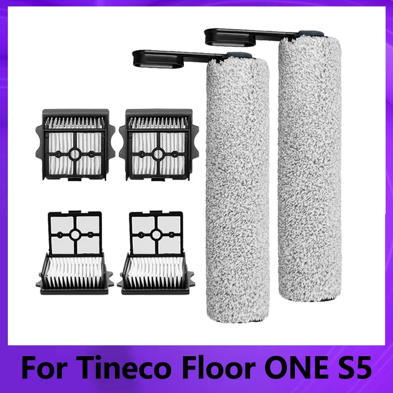For Tineco Floor ONE S5 Cordless Wet Dry Vacuum Cleaner Set Replacement  Brush Roller And Vacuum HEPA Filter Accessories - AliExpress