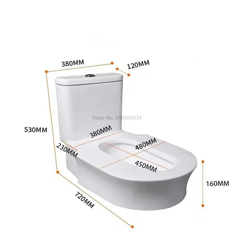 Squat Toilets Modified Squatting Toilet Ceramic Deodorant, 40 OFF