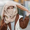 Winter Warm Ski Helmet Cover Comfortable Soft Fleece Skiing Head Warmer Cartoon Cute Rabbit Ear Decorative Helmet Cover Hat 6