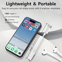 Type C To 3.5mm Aux Adapter Headphone Jack Adapter Audio Cables Earphone Converter for Sumsang Xiaomi Redmi Google Huawei - Image 4