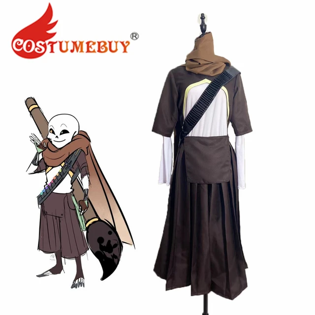 Game Undertale Ink Sans Cosplay Costume Halloween Outfit Uniform Custom Made