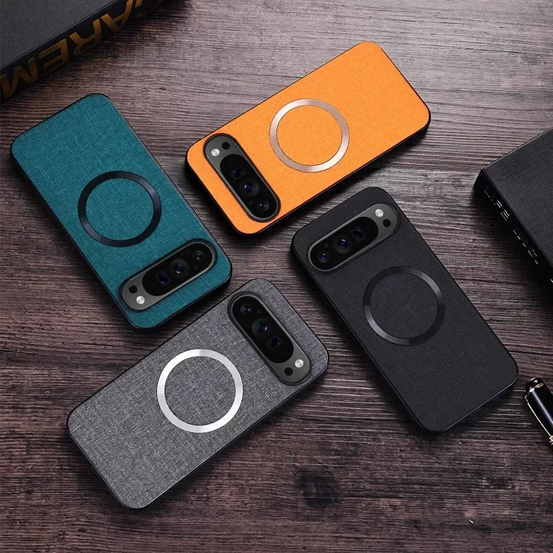 MagSafe Fabric Cloth Magnetic Wireless Charging Slim Case Cover