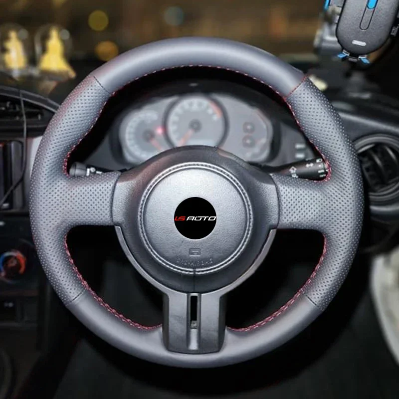 Intrecciare Il Volante Per Toyota 86 2012-2015 Subaru Brz 2012 2013 2014 2015 Copertura Per Cucire A Mano Avvolgere A Mano Fundas De Volante