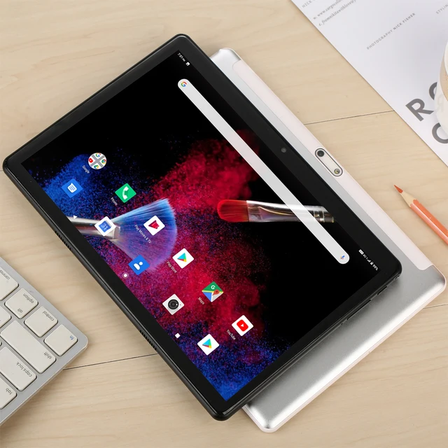 Global Version 10.1 Inch Tablet Pc 4GB RAM 64GB ROM Octa Core Android 11 Google Play Dual SIM Cards Phone Call Tablets 5000mAh 6