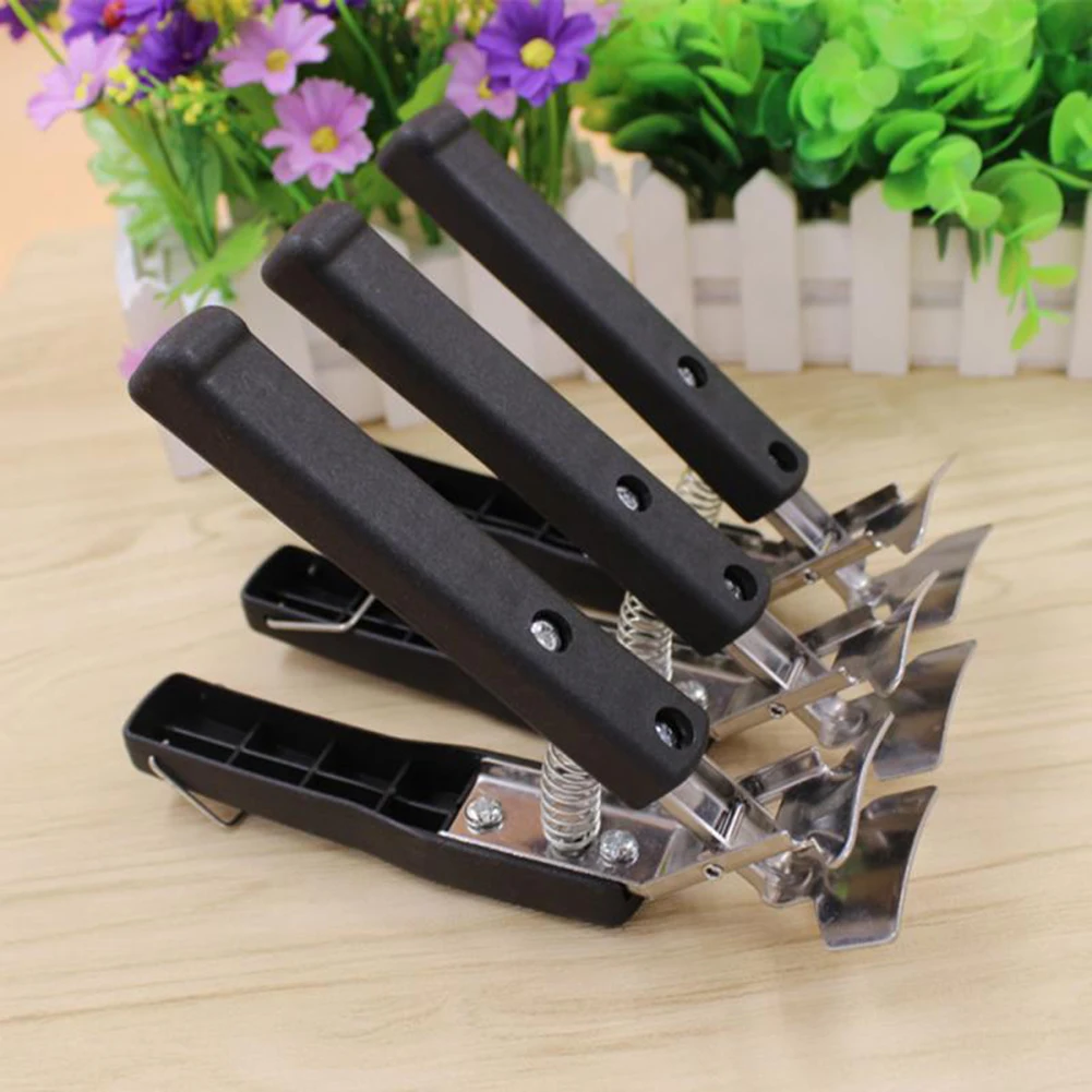 

1 Pc Bowl Tongs Pot Clamps Plate Clip Stainless Steel ABS Kitchen Utensils Anti-burn Handle For Outdoor Picnic Cooking Supplies