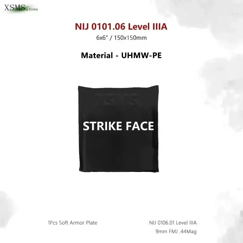 6x6 6x8 6x12 NIJ IIIA ソフトサイドプレート NIJ IIIA 3A