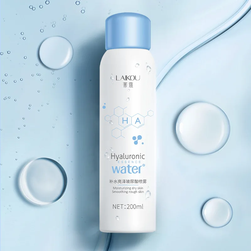 

200ml hydrating sodium hyaluronate spray skin toner moisturizing refreshing non-greasy makeup setting spray