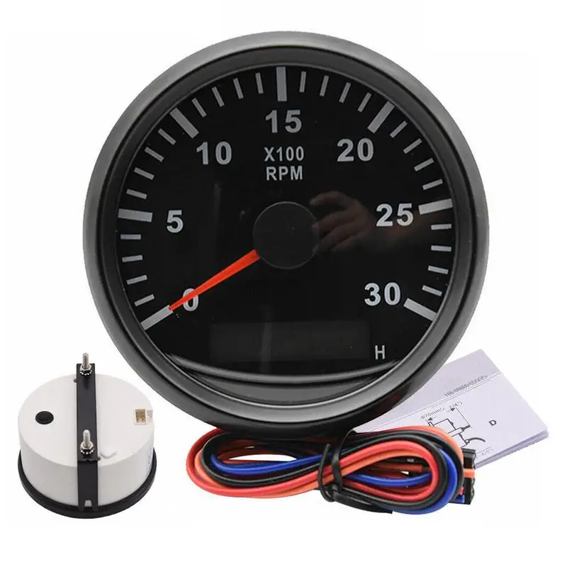 

Marine Tachometer Waterproof 0-3000 RPM 85mm Marine Tachometer Marine Tachometer Waterproof For Car Boat Yacht Marine Switch
