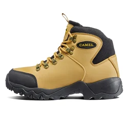 GOLDEN CAMEL Waterproof Hiking Shoes Men Women Durable Anti-Slip Outdoor High-Top Trekking Shoes for Men Ankle Military Boots