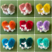 Creative Cute Cat Paws A Pair Furry Color Animal Paw Gloves Custom Winter Gloves Y2K Furry Couple Indoor Cotton Warm Gloves