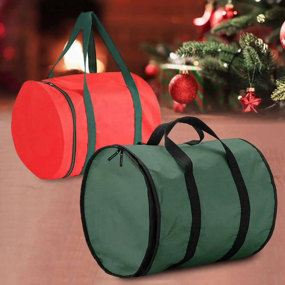 

Holiday Lights Organizer Durable Christmas Lights Storage Bag with Zipper Closure Handle for Capacity for Holiday for Easy