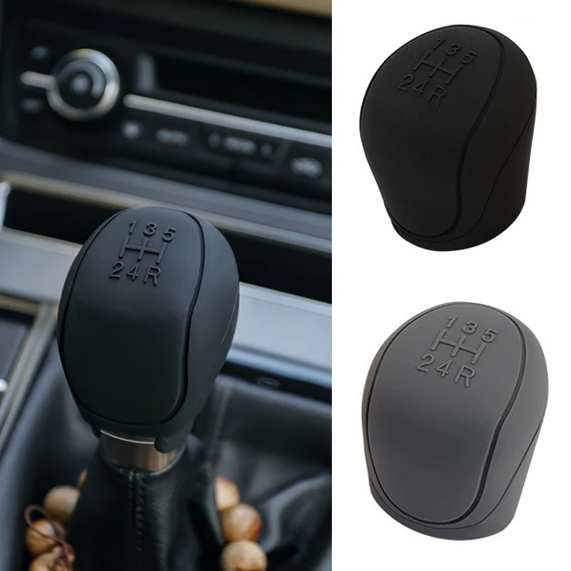 Silicone Non-Slip Gear Shift Knob Cover - Protective Car Interior Accessory
