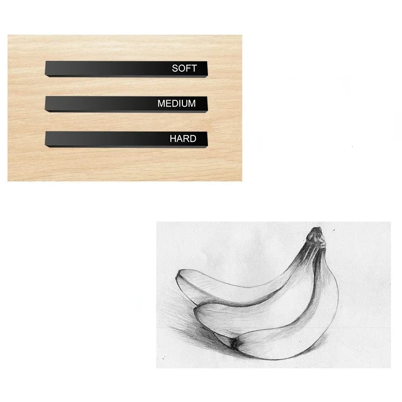 Water Soluble Color Charcoal Strip Sketch Charcoal Pencils Soft Medium Hard for Sketching Painting Graffiti Sticks Art Supplies sketch pencils,charcoal pencils