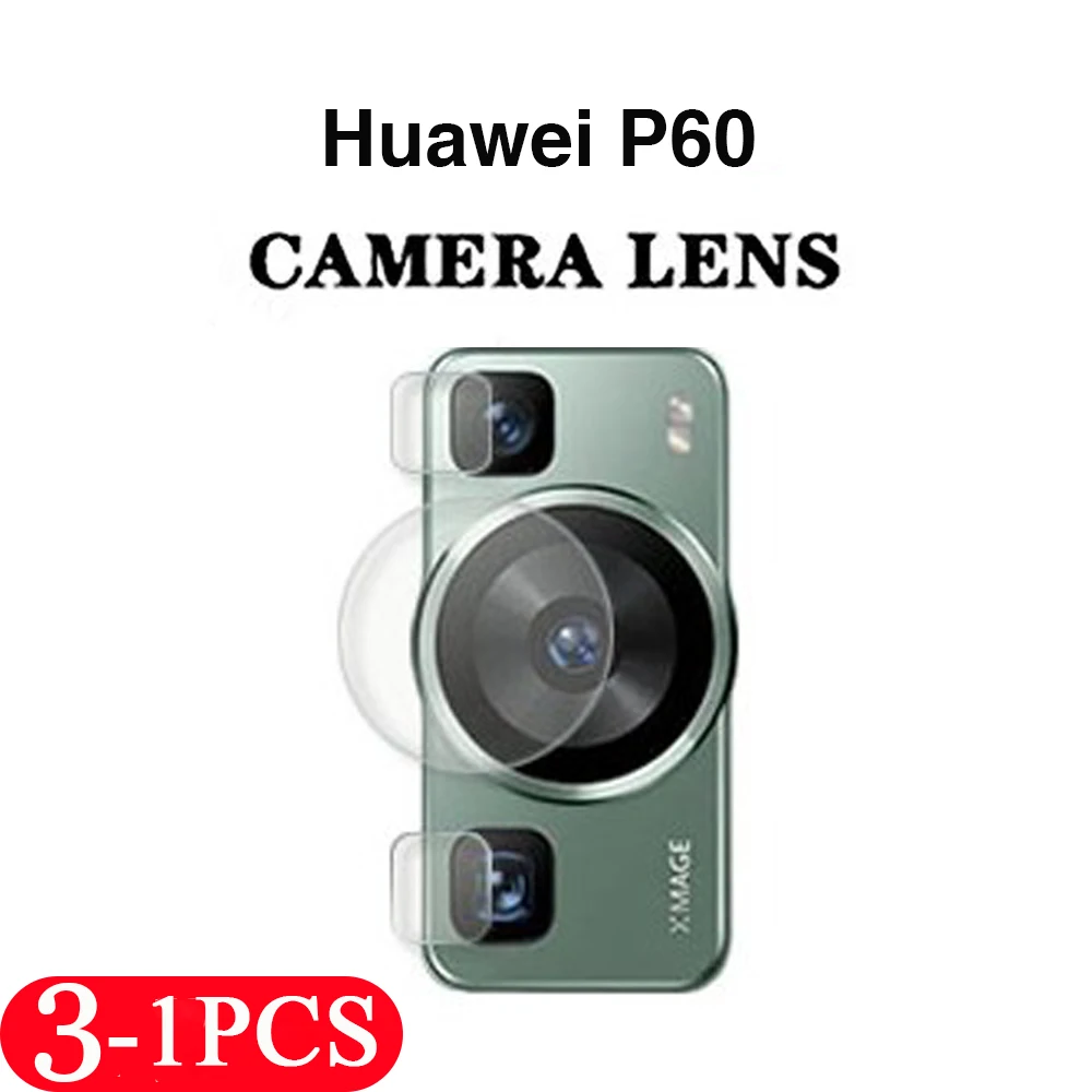 3/2/1Pcs For Huawei P60 pro Art Camera Lens soft Glass Film For Huawei P50 Pocket P50E P40 P30 lite 5G Camera screen protector