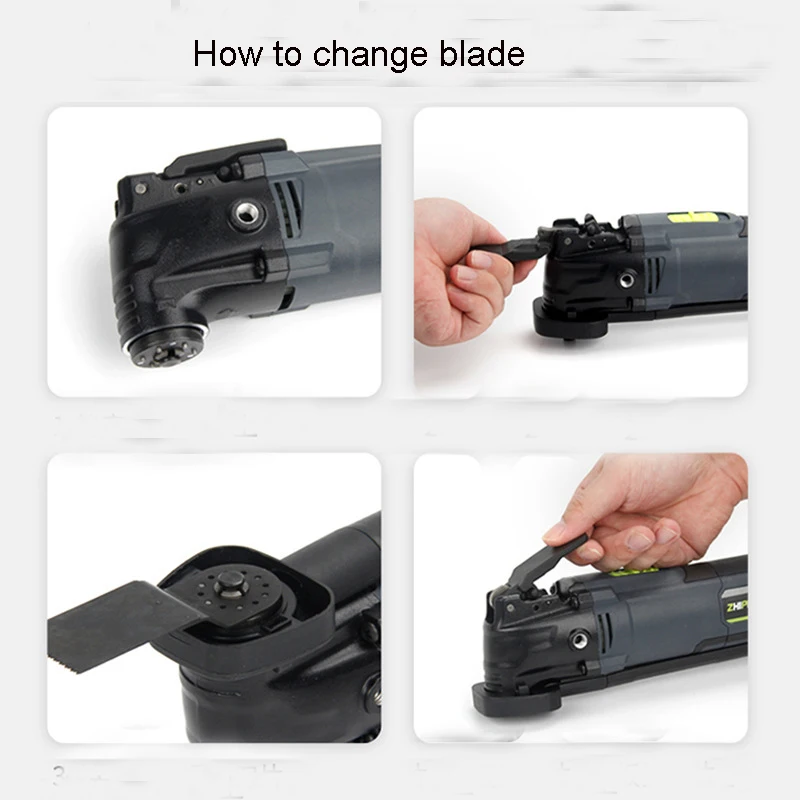 500W Electric Multifunction Oscillating Tool Electric Trimmer Saw Variable Speed