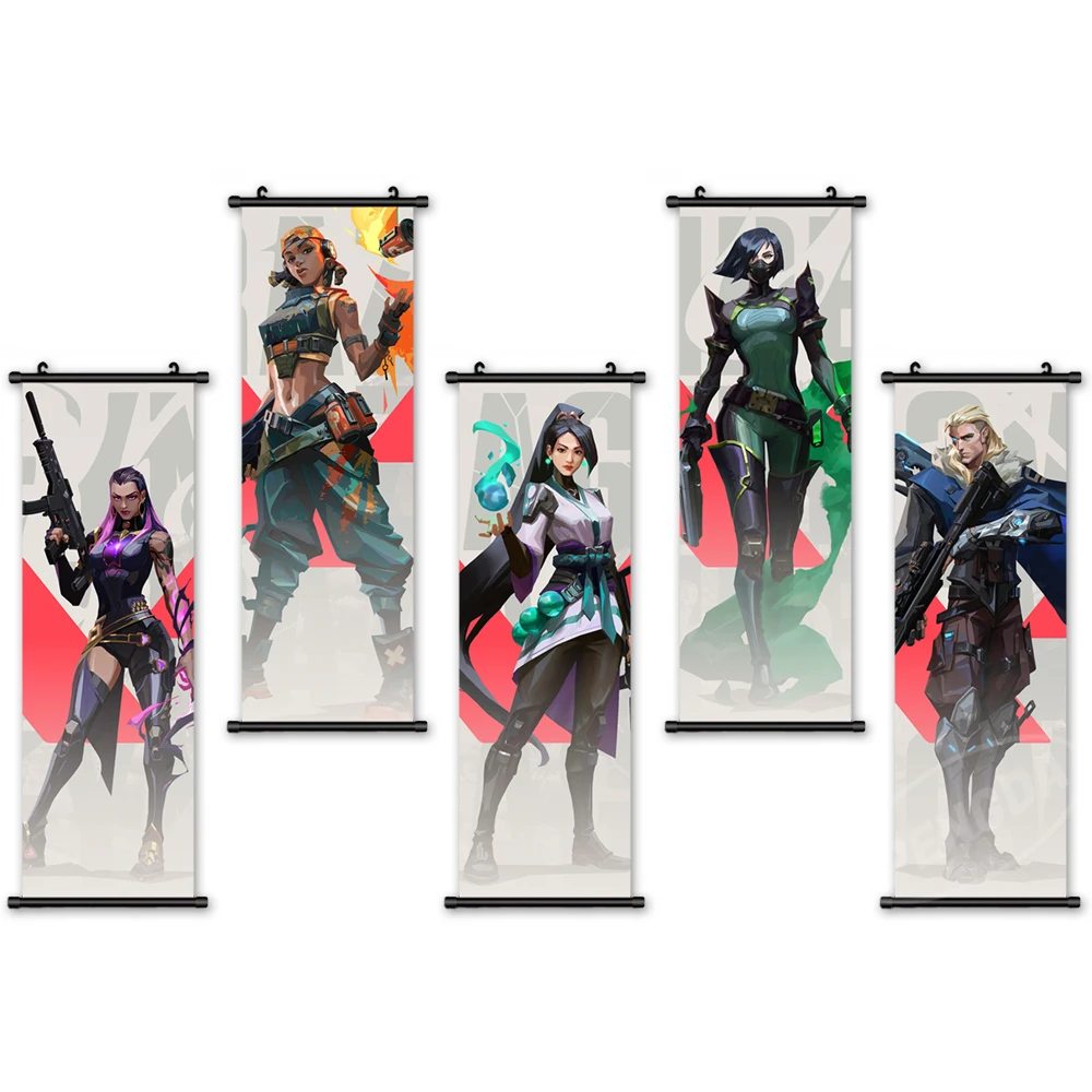 Personagens de jogo valorant raze poster popular jogo online hd impressão  cartaz jogo pintura em tela decoração do quarto - AliExpress