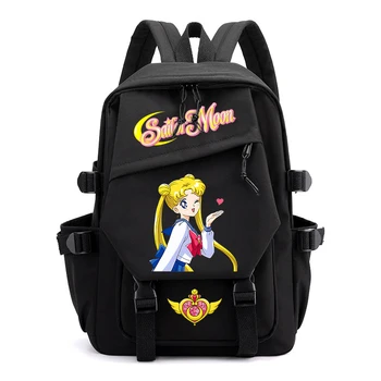 Sailor Moon Anime Backpack for Girls Tiny Student Rucksack for Elementary School Daily Use 1
