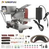 Mini Belt Sander Machine Multifunctional Belt Grinder DIY Polishing Grinding Machine Variable Speed Grinder Belt Sander 1
