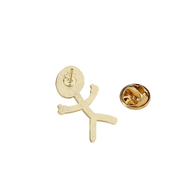 Middle Finger Pin Brooches Lapel Badge 2