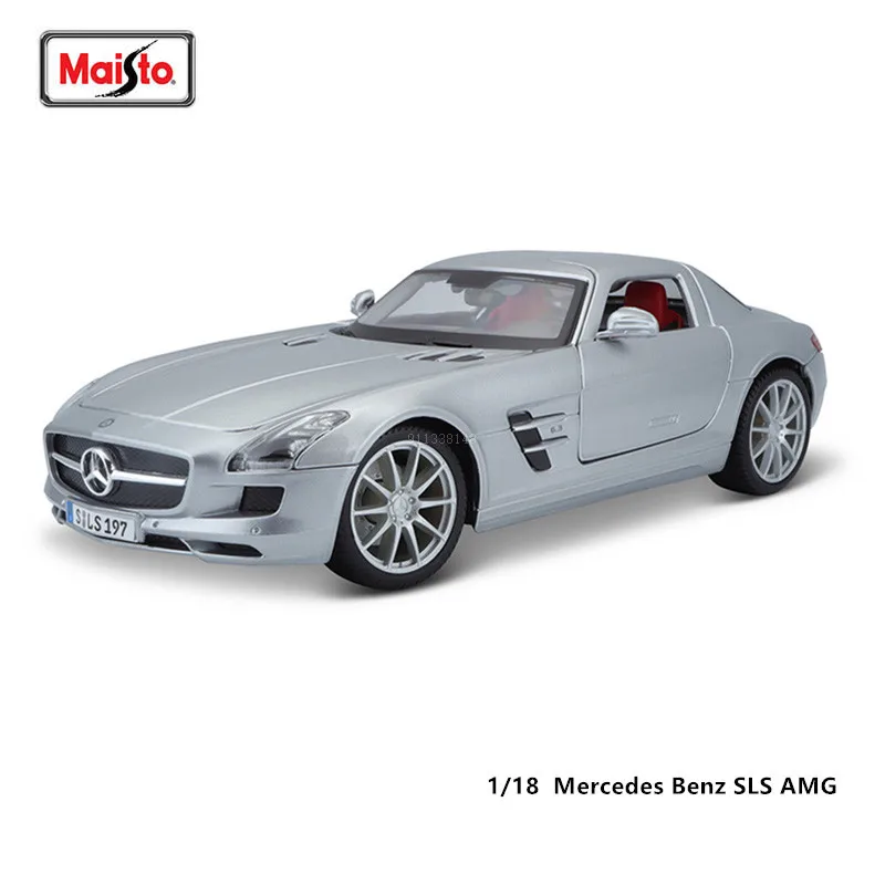 

Maisto 1:18 Mercedes Benz SLS AMG Classic Alloy Car Model Static Die Casting Model Collection Gift Toy Gift