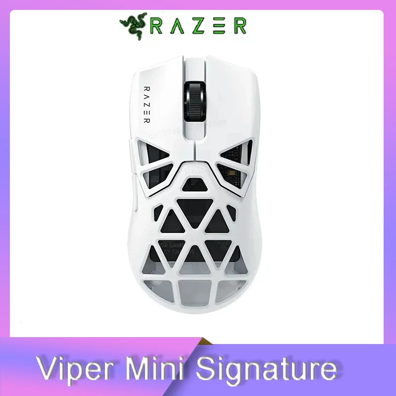 Razer Viper Mini Signature White Magnesium Alloy Hollow Lightweight 2.4GHz Wireless Esports Gaming Mouse