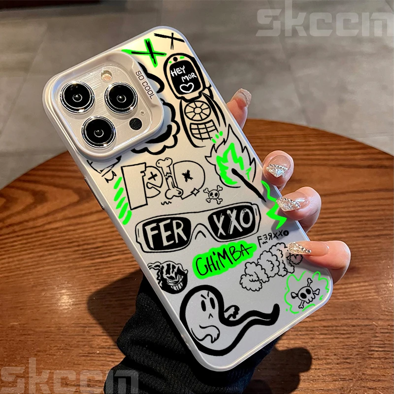 Street Classic Graffiti Print Shockproof Phone Case - Hard Cover Design