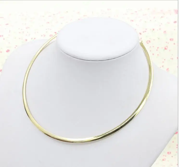 Collana choker in acciaio inossidabile gioielli donna moda_voghion.com