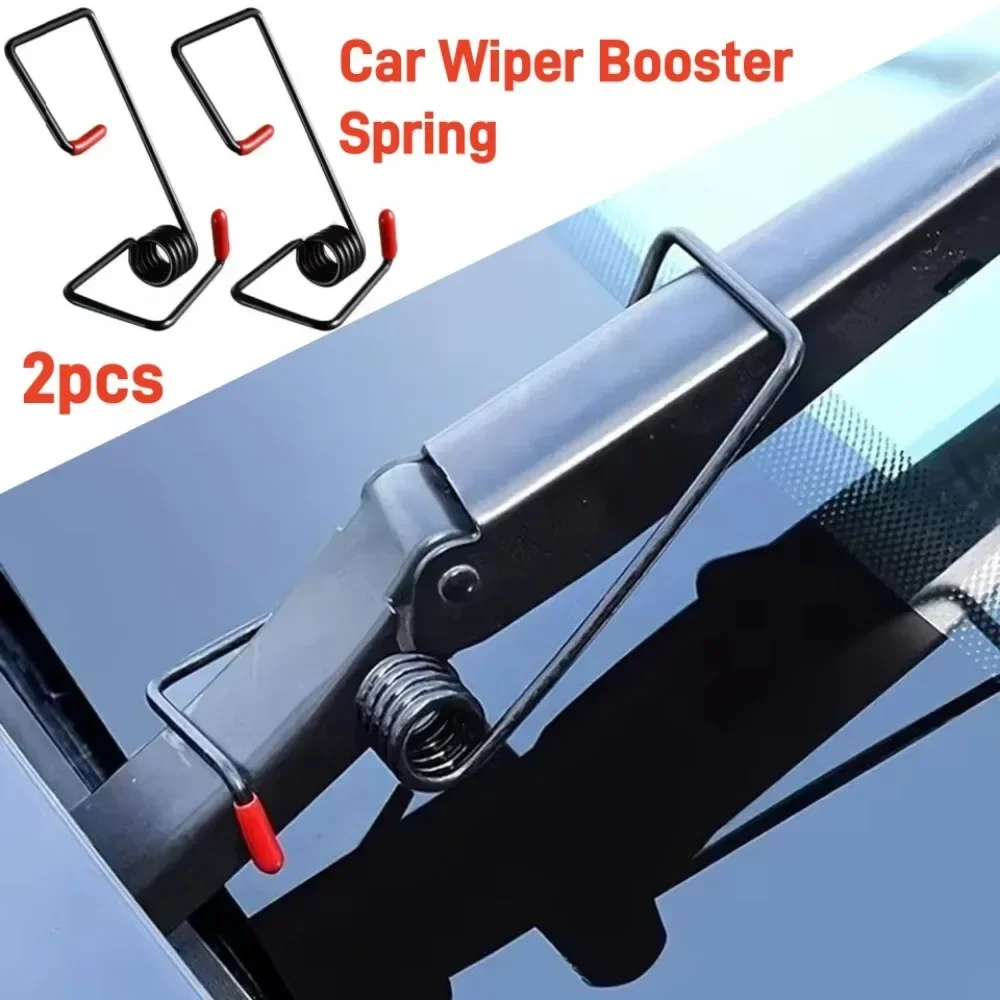 Universal Car Wiper Booster Spring Alloy Rubber Windscreen Wipers