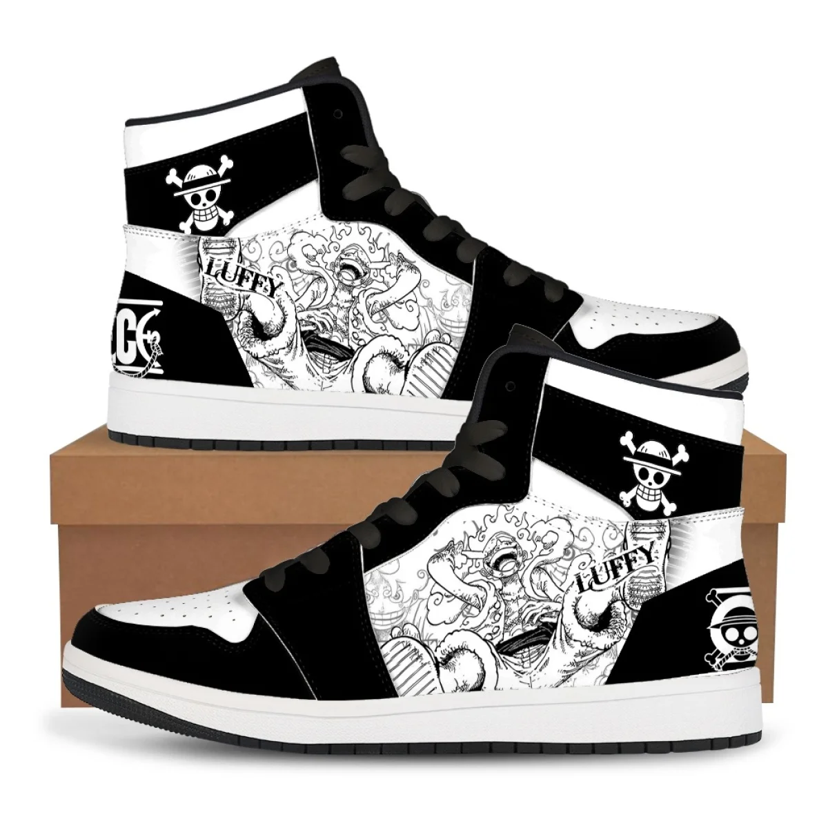 One Piece Basketball Shoes Luffy Zoro Sneakers Nime Casual Shoes